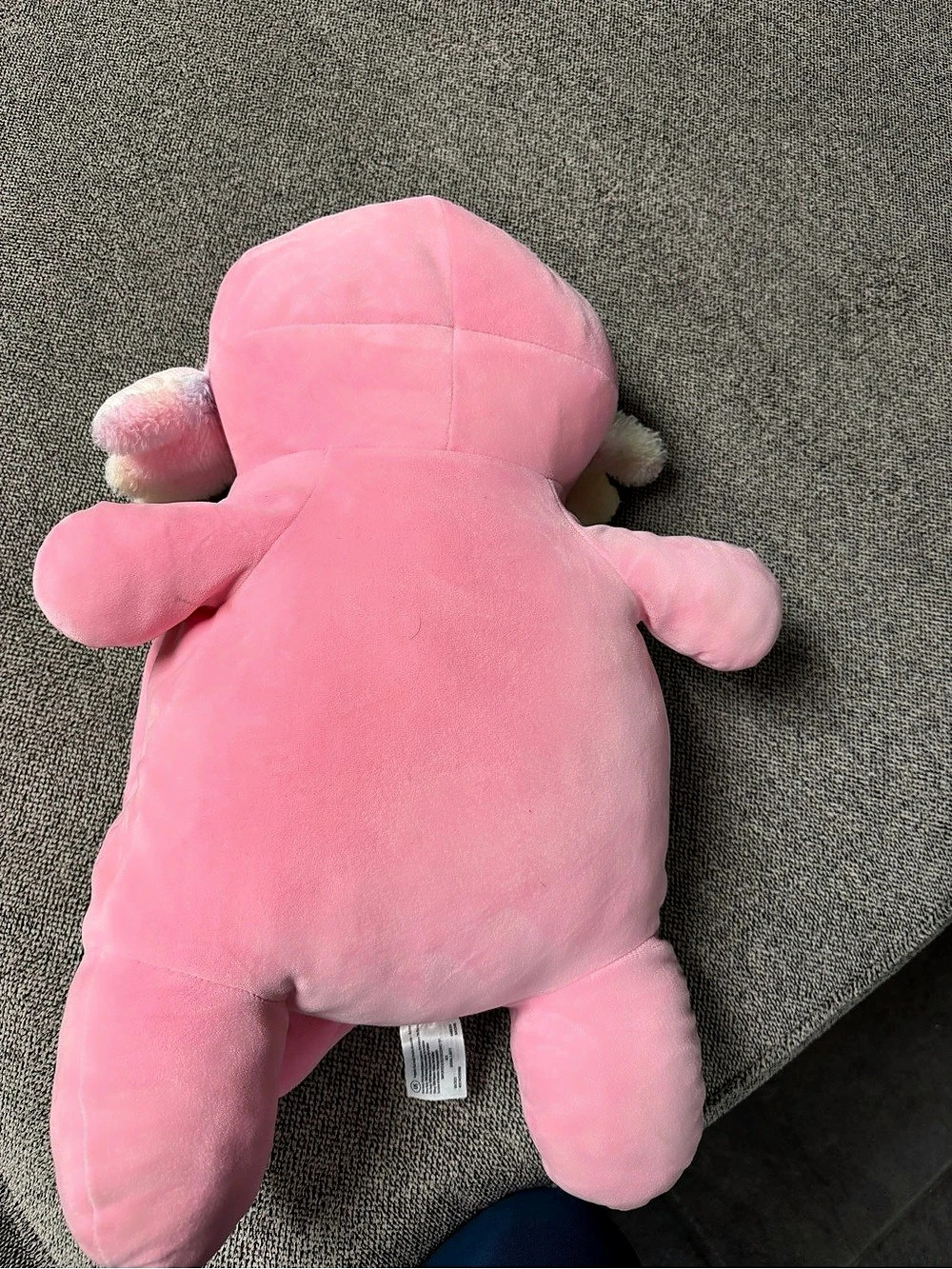 Aldi Little Town Pink Axolotl Hand Warmer Cuddle Plush Pillow - Picture 2 of 5